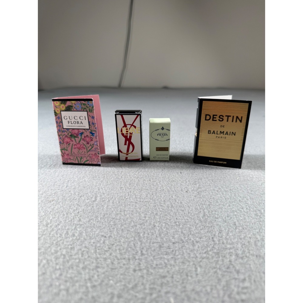 Designer Perfume Sample Lot Gucci Flora YSL Libre Prada Balmain Eau De Parfum - Picture 2 of 16